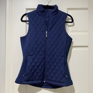 Straight Down Navy Quilted Vest
